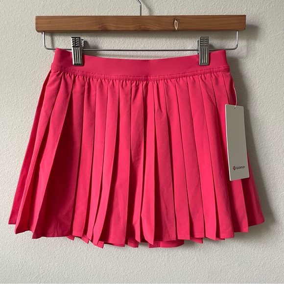lululemon athletica Pants - NWT Lululemon High-Rise Pleated Tennis Skirt Glaze Pink Size 4
